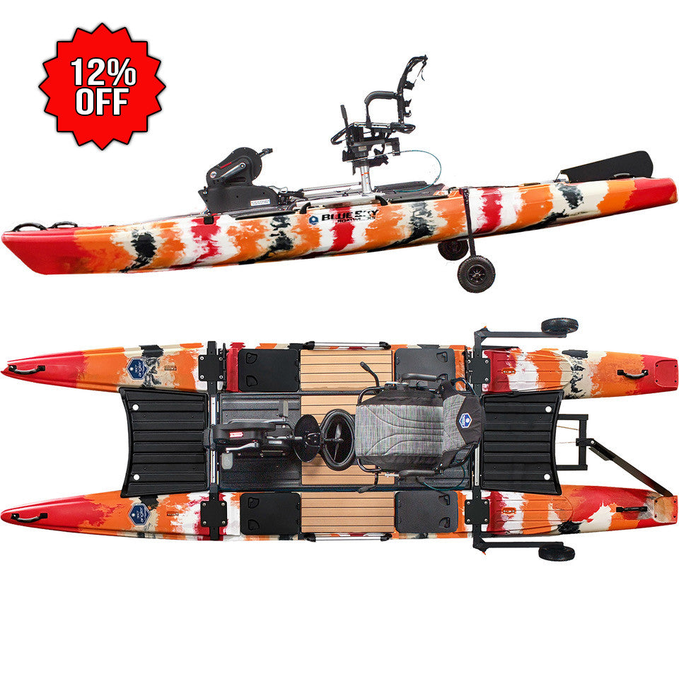 Blue Sky Boatworks 360 Angler Fishing Sit On Top Pedal Kayak