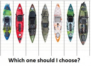Choosing A Fishing Kayak