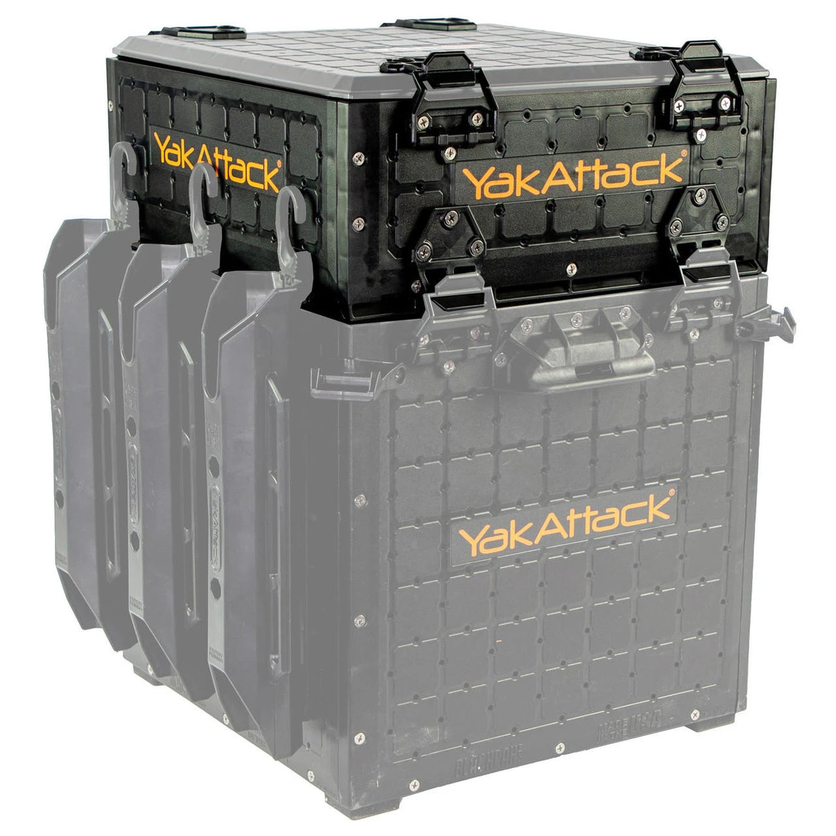 YakAttack ShortStak Upgrade Kit for BlackPak Pro, 13x13, Black