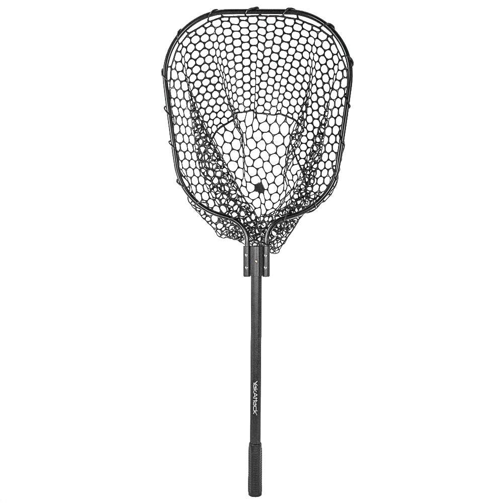 YakAttack 16" x 19" Landing Net with 24" Long Telescoping Handle, Black - full view