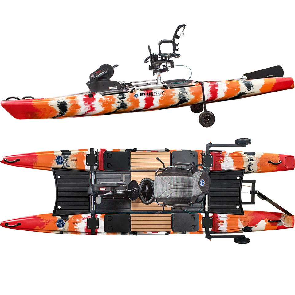 Blue Sky Boatworks 360 Angler Fishing Sit On Top Pedal Kayak