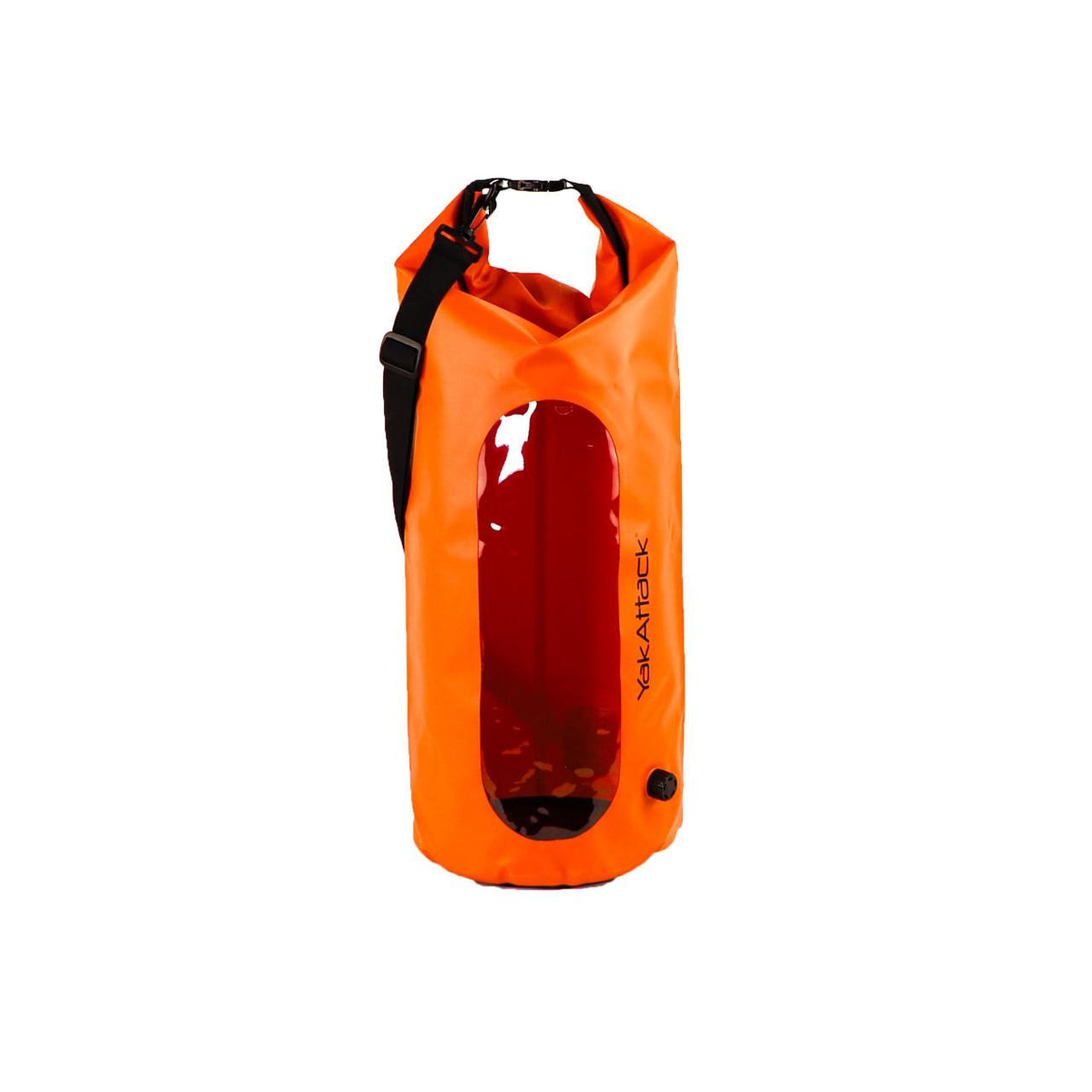 YakAttack 30L Roll-Top Drybag with Air Valve, Orange