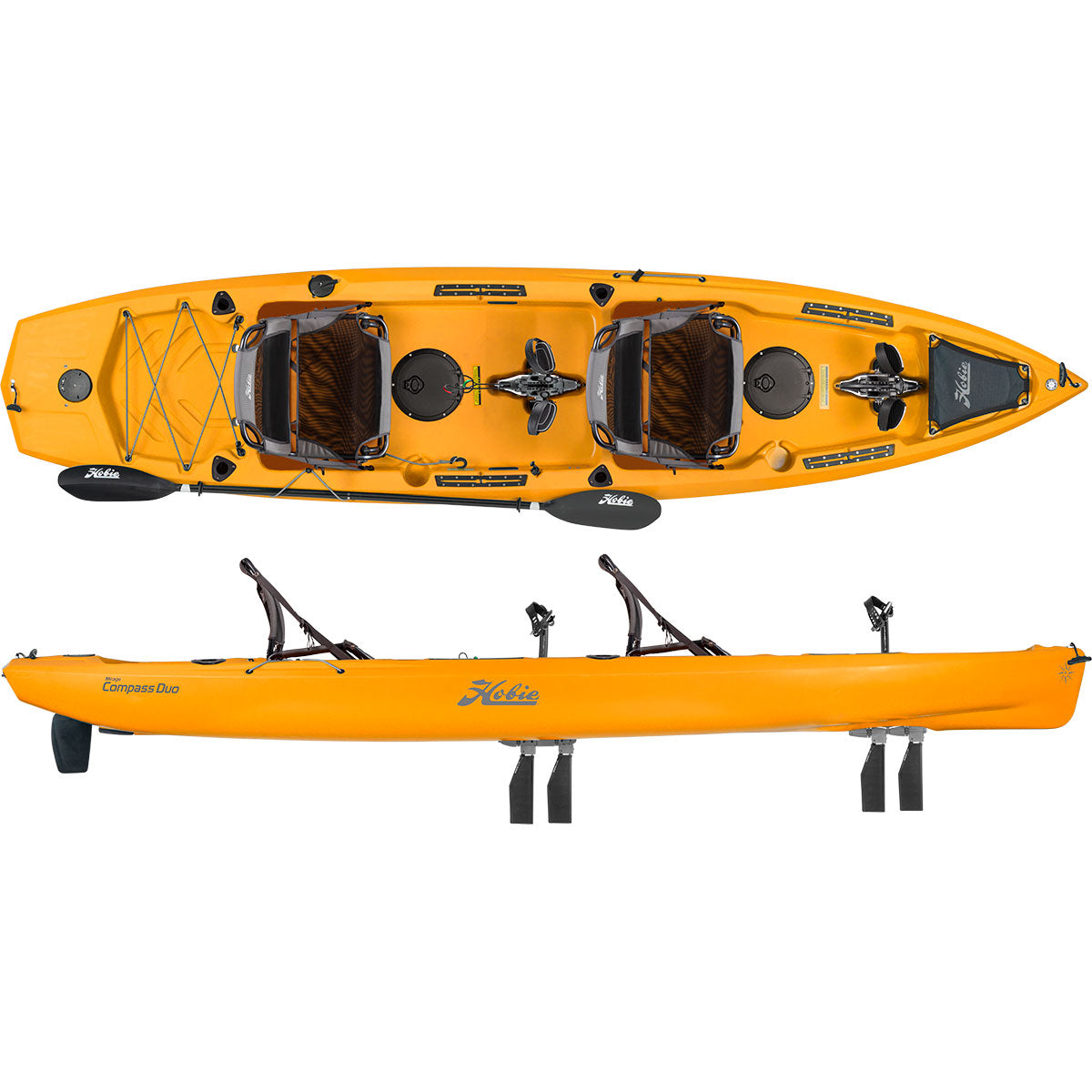 Hobie Mirage Compass Duo Tandem Sit On Top Pedal Kayak