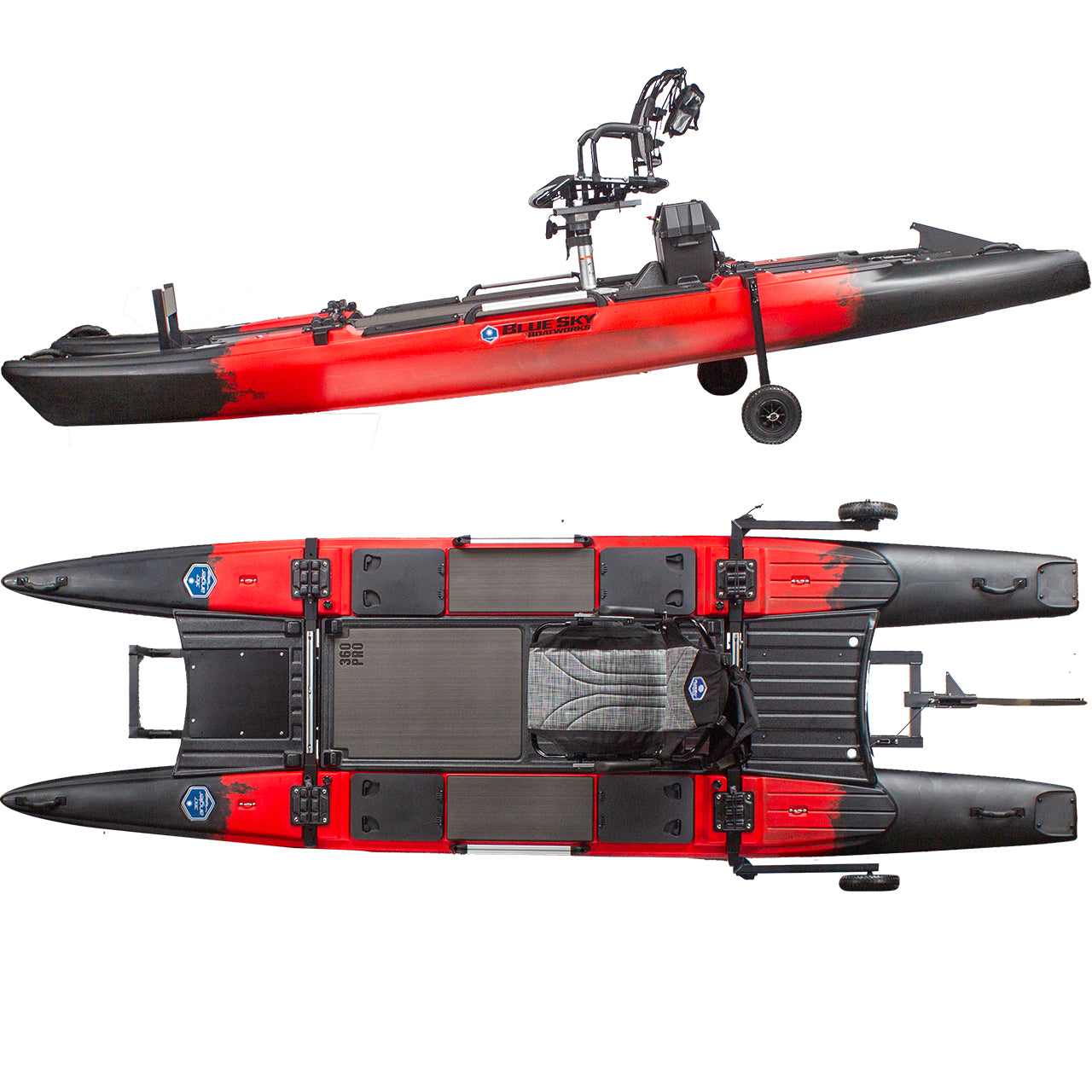 Blue Sky Boatworks 360 Pro Fishing Sit On Top Pedal Kayak – Caney
