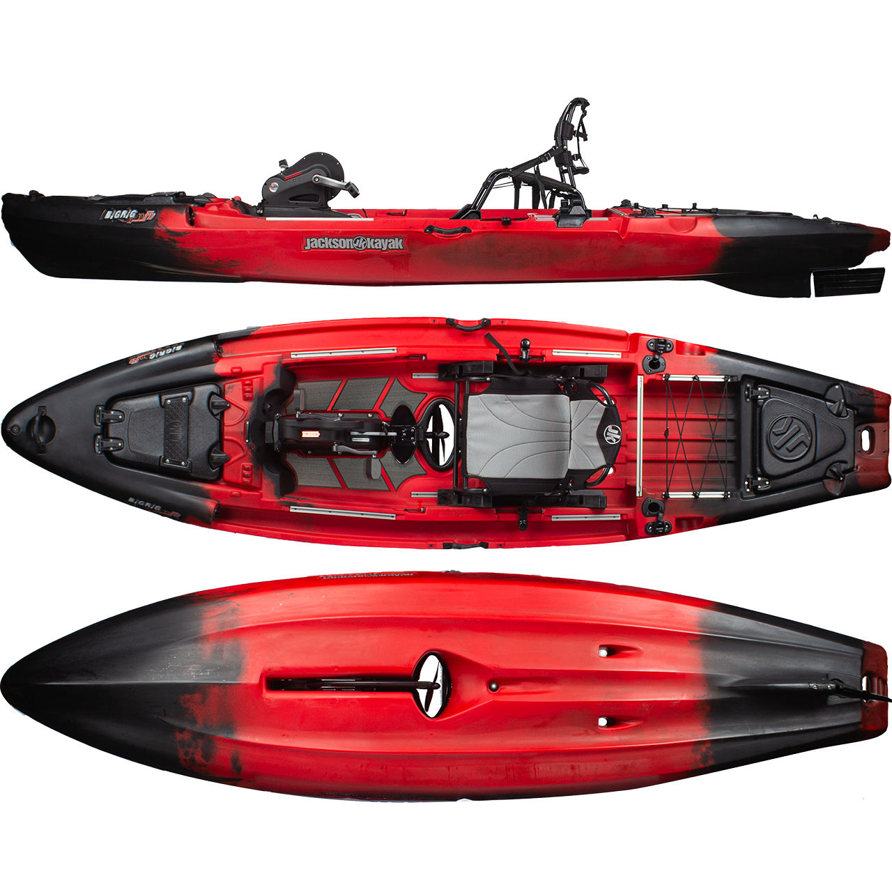 Jackson Kayak Big Rig FD Fishing Sit On Top Pedal Kayak – Caney