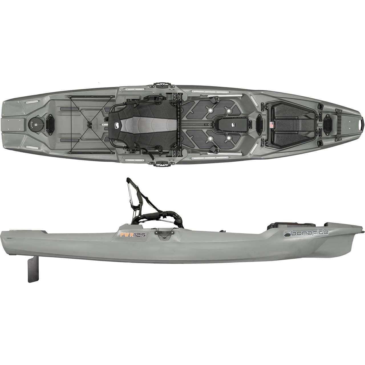 Bonafide PWR129 Fishing Sit On Top Kayak – Caney Fork Outdoors