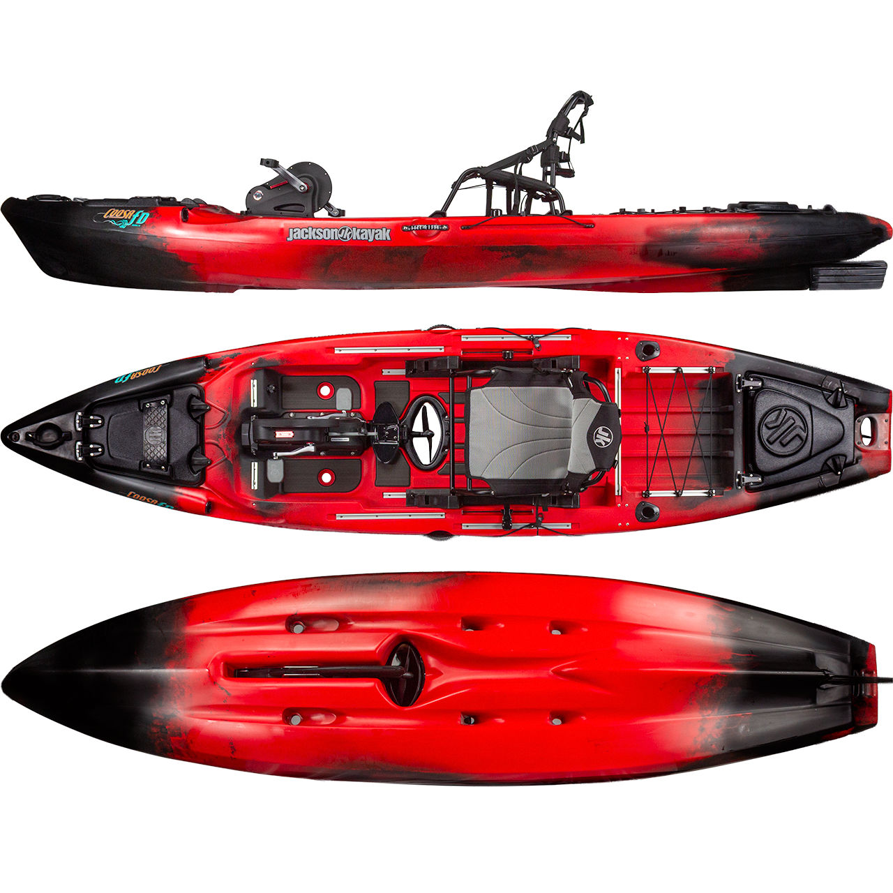 Jackson Kayak Coosa FD Fishing Sit On Top Pedal Kayak – Caney Fork