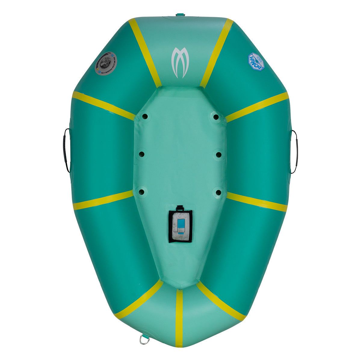 Badfish Dingy River Tube, Green/Mint, top view