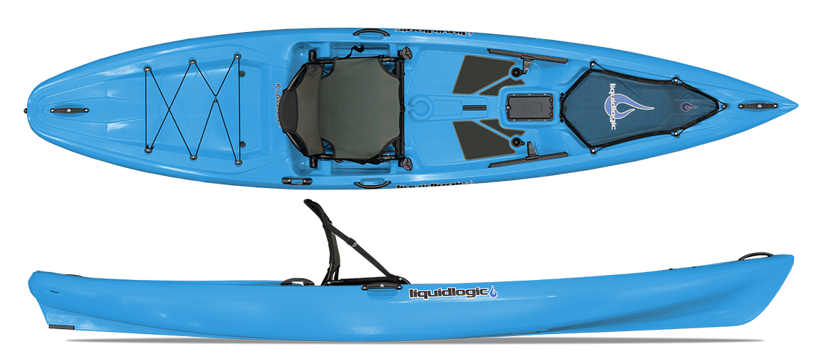 Liquidlogic Kiawah 12 Sit On Top Kayak, Tidebreak