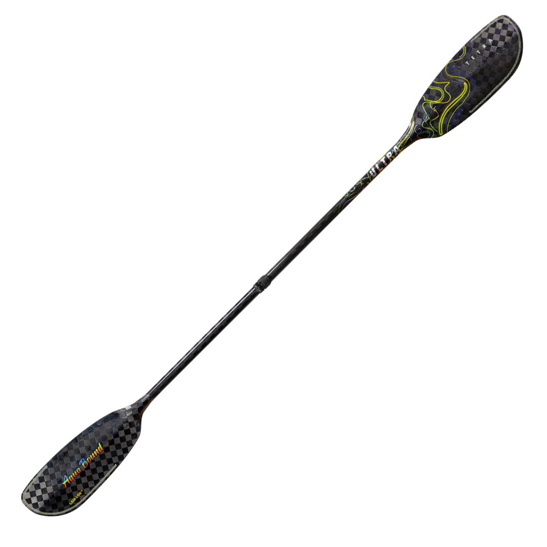 Aqua Bound Ultralight Tetra 2-Piece Versa-Lok Kayak Paddle, full paddle