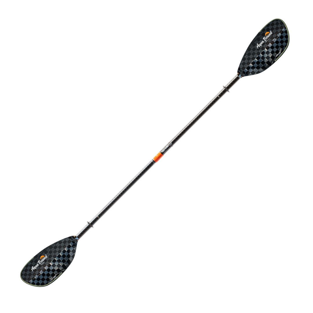 Aqua Bound Whiskey Carbon 2-Piece Posi-Lok Straight Shaft Kayak Paddle, full paddle