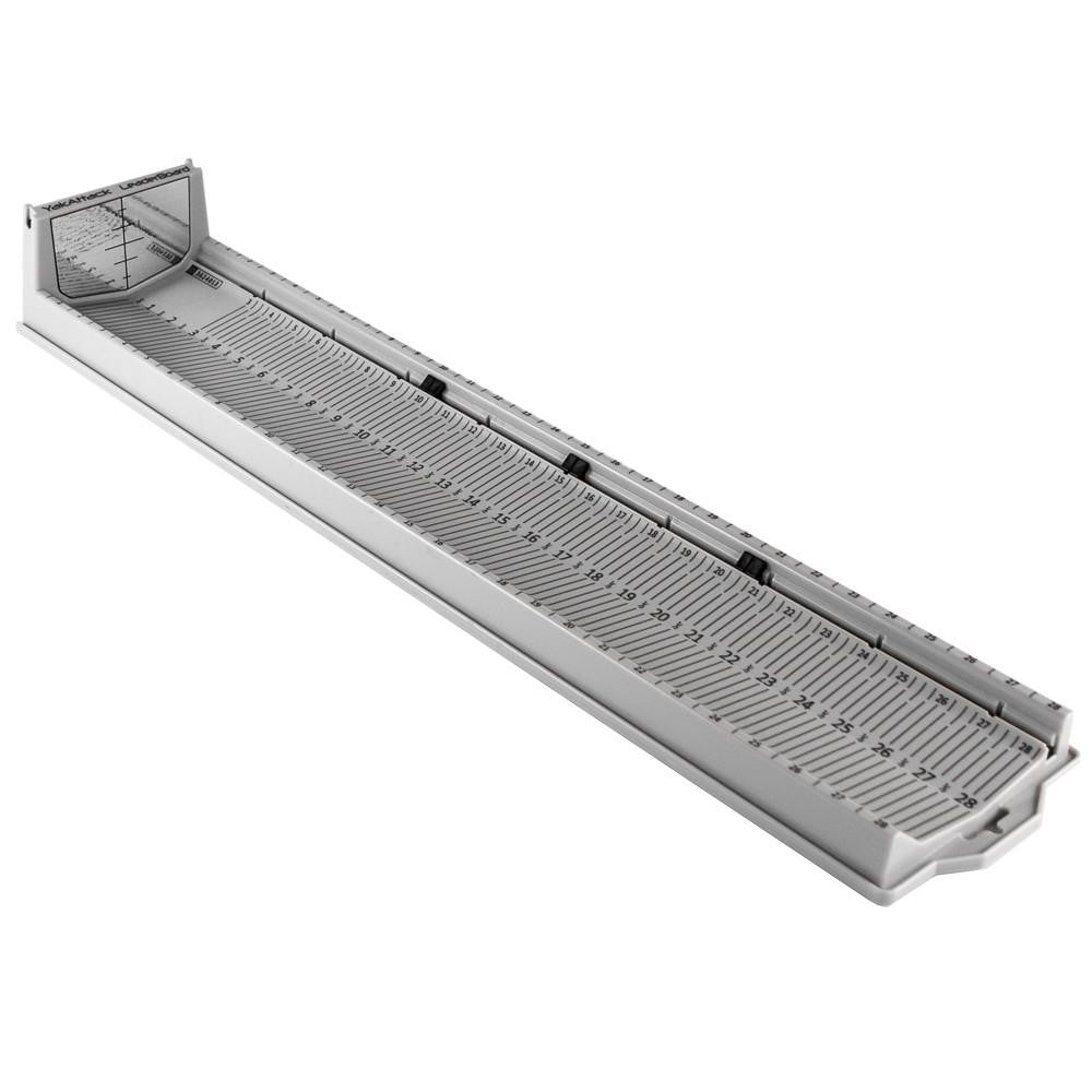 YakAttack LeaderBoard 28 inch Measuring Board, Overcast Grey